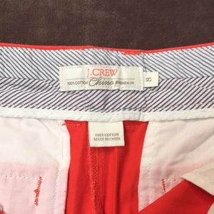 EEUC J.Crew shorts in flame, size 8